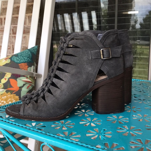 Vince Camuto Shoes - Vince Camuto LIKE NEW Torindi Suede Bootie Heels